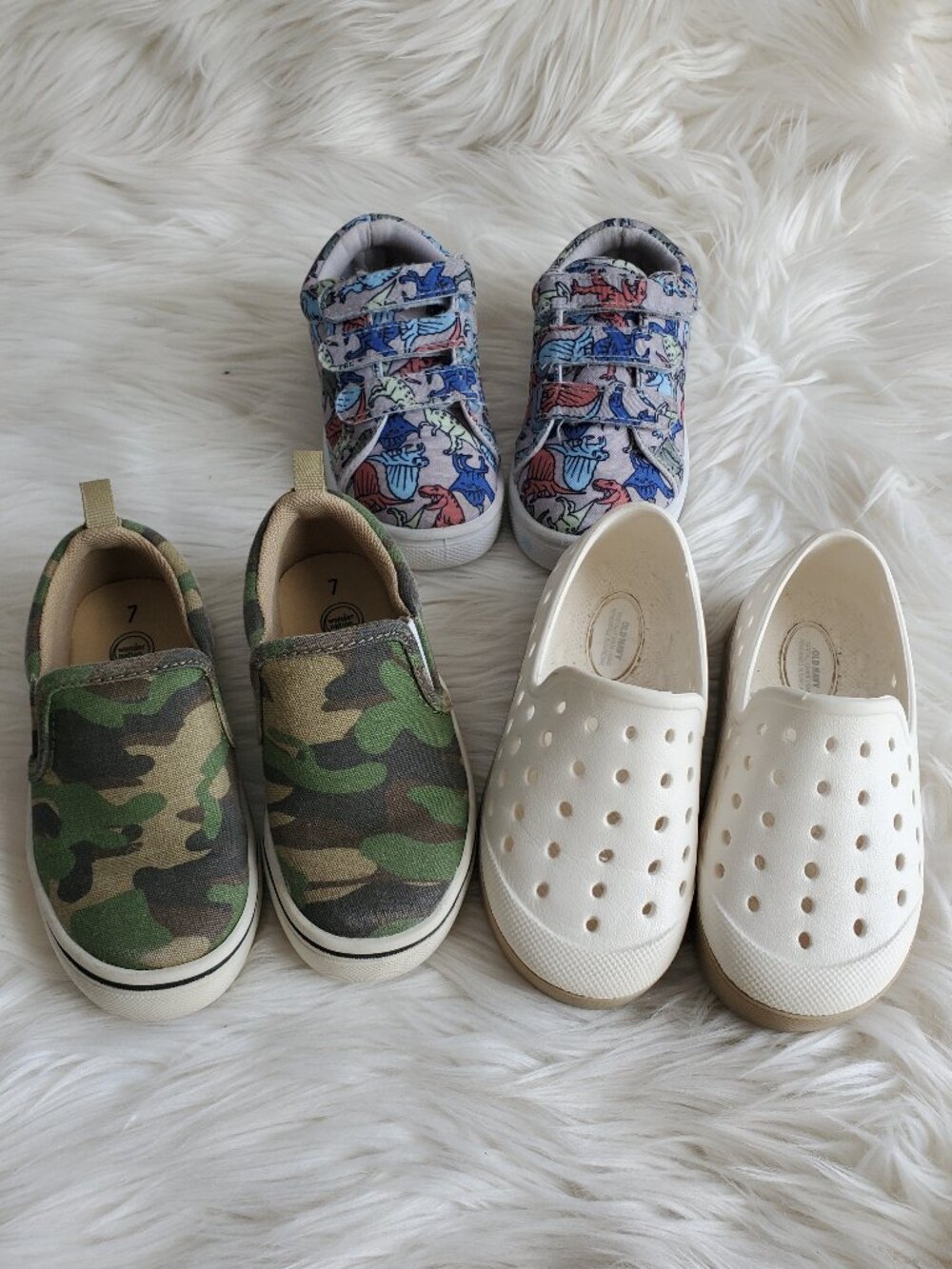 Toddler Shoes Bundle Wonder Nation/Old Navy/Fab Kids Slip On SZ 7